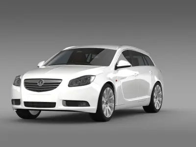 Vauxhall Insignia 4x4 Sports Tourer 2013 3D model