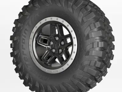 BFGoodrich wheels 3D model