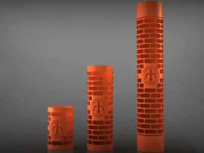Lets build some brick wall Free 3D model
