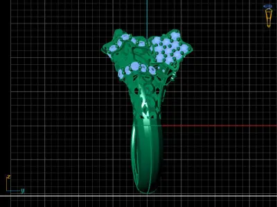 Two Head Women Ring 3DM Womens Ring 3d models 3D print model 3D print model 14