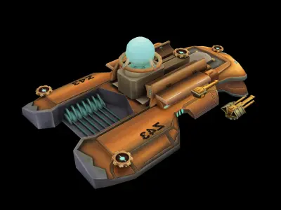 Lightweight - Battleship 03 3D model