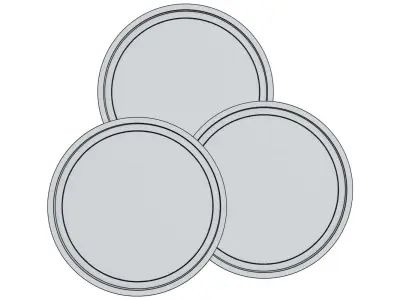 MIRROR SENSATION ROUND 3D model