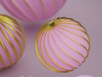 Complex spheres Free 3D model