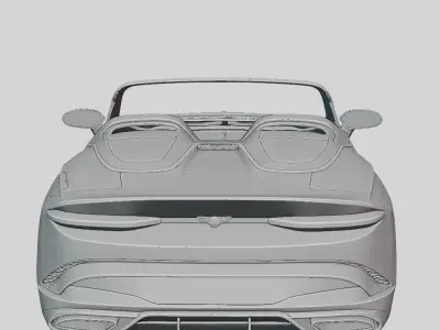 Bentley Mulliner Bacalar 2020 Printable Body - ANY Scale 3D print model