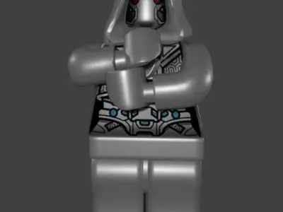 lego Ant-man and the wash ghost Free 3D model