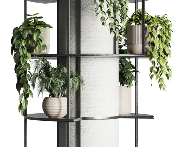 Column plant - pillar plant 03 3D model