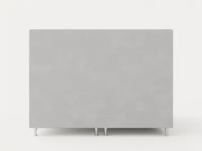 Joluma Complete Bed Package Continental Bed 160x200 Lightgr Low-poly 3D model