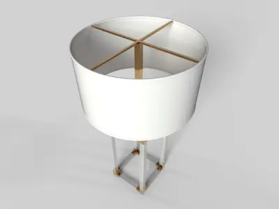 Luxury lamp Low-poly 3D model