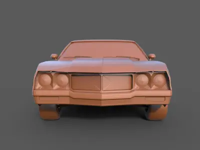 Buick Skylark GSX 1970 3D print model