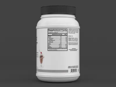 Protein Powder 3D model 186