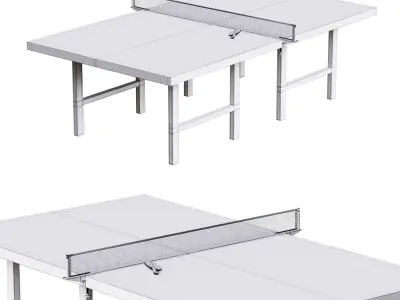 Tennis table 3D model