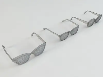 Sunglasses Collection 3D model