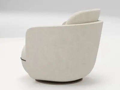 Wittmann Miles Armchair 3D model