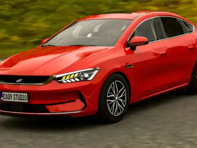 2024 BYD Qin-Plus EV 3D model