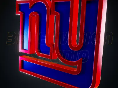 New York Giants logo - Cinematic - 3D print 3D model