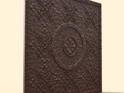 BED HEADBOARD 03 3D print model