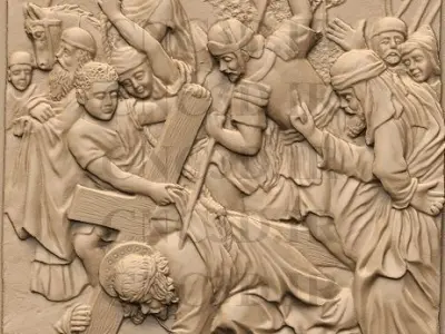 The crucifixion of Jesus Christ- Part 1 3D print model