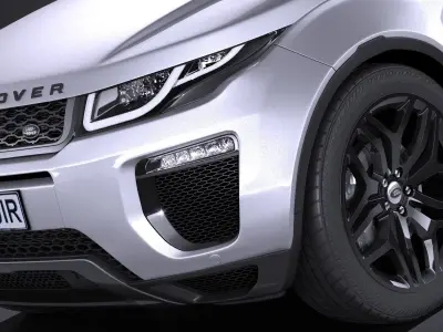 Land Rover Range Rover Evoque Convertible 2017 3D model