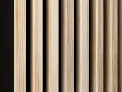 Wooden planks 3D model