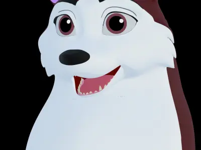 Jenna Balto Low-poly 3D model