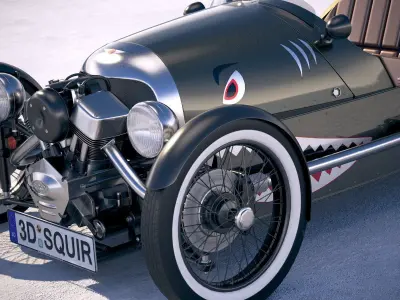 Morgan 3 Wheeler 2011-2020 3D model
