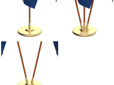 Holland Flag Pack 3D model