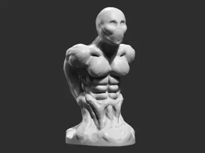 human anatomy modern sculpture 3d print model 95 3D print model purchase