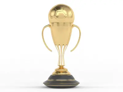 Cups Trophy 3D model 12