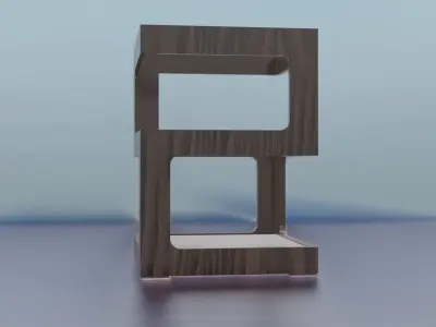 Fancy Table With 4K Texture Free 3D model