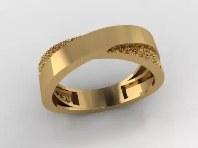 Engagement Ring 3D print model