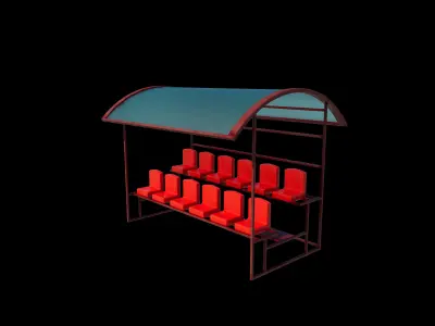 Smart Bleachers  3D model