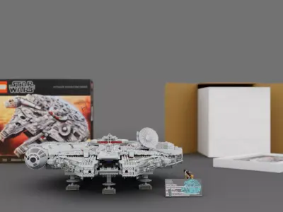 LEGO Star Wars Millenium Falcon  3D model
