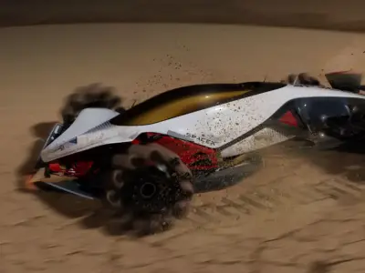 SpaceX INSECTA Low-poly 3D model