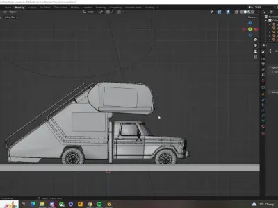 Staircar arrested development- Low Poly Low-poly 3D model