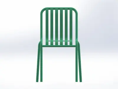metal chair 3D model