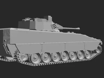 Cv9040 bofors 3D print model