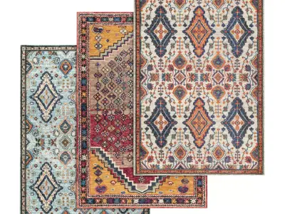 Rug Set 1477 3D model