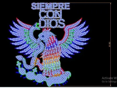 Hip Hop Eagle Pendant 3d Printable Model 3D print model