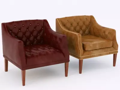 HG Eastbourne armchairs 3D model