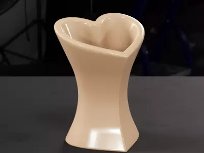 Heart Vase  - Penholder  3D print model