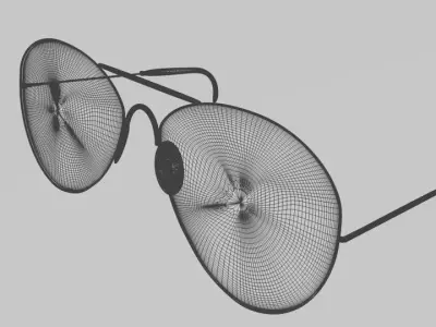Sunglasses Darked 3D model