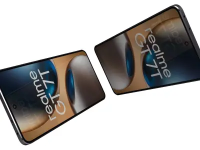 Realme GT 7T Racing Yellow High Poly 3D model