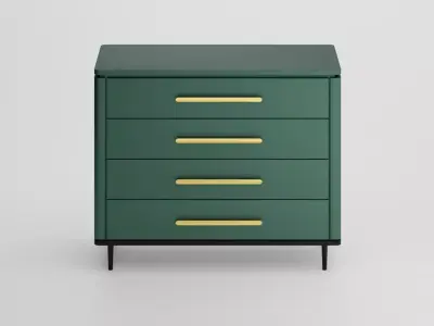 Green Dresser Unit 3D model