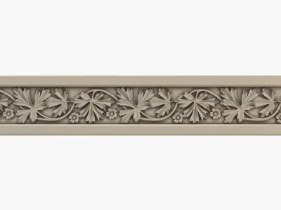 Gothic moulding CNC 3D model