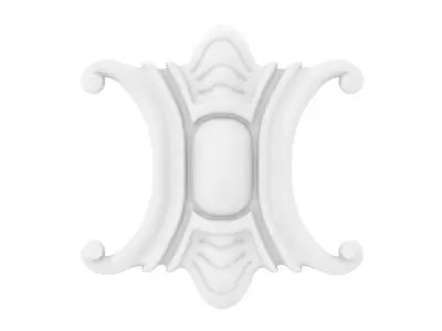 Cartouche Ornament 022 3D model