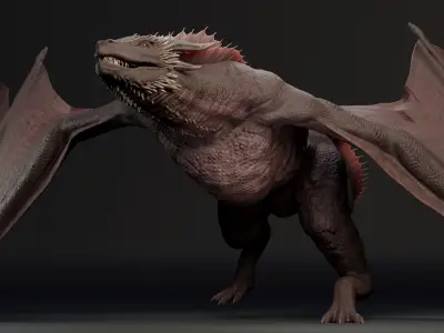 Game of Thrones Dragon -  3D model
