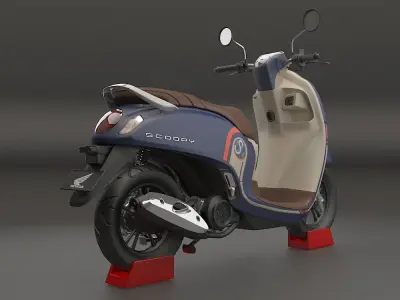Honda Scoopy 2021 3D model