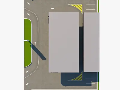 Socar station 3D model