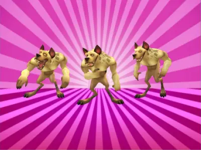  Smash champs characters Low-poly 3D model