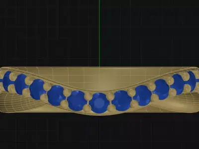 32 Prong Diamond Wedding Ring 3D print model